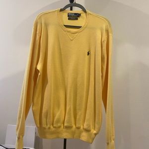 Large Yellow Polo Ralph Lauren Sweater